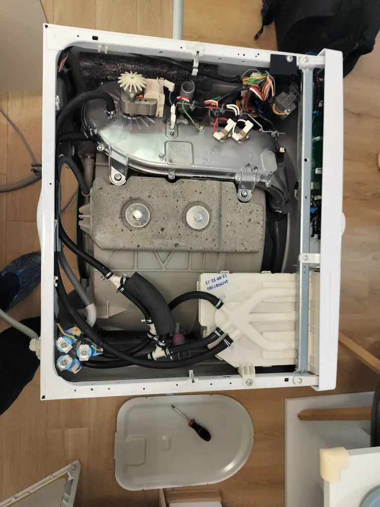 Ремонт на сушилня BEKO със задействана защита от прегряване поради липса на въздушна циркулация в Център, Варна.